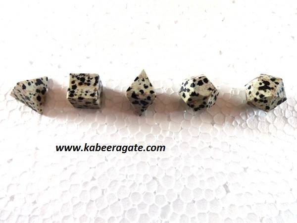 Dalmatian Jasper 5pcs Geometry Set