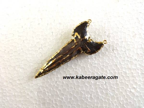 Shark Tooth Pendent with Cross