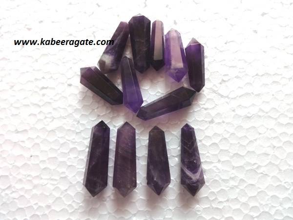 Amethyst Double Terminated Pencil Point