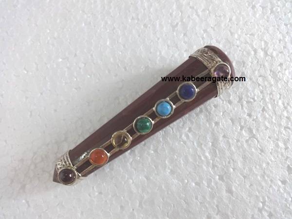 Chakra Red Jasper Massage Healing Wand