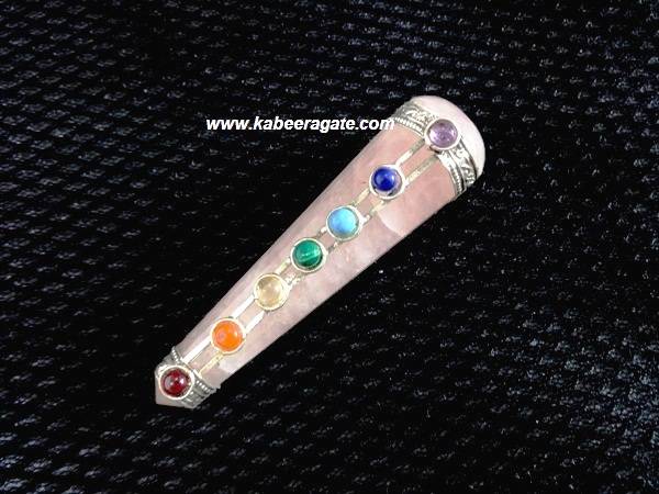 Chakra Rose Quartz Massage Healing Wand