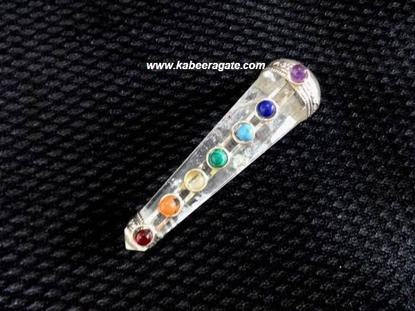 Crystal Quartz Massage Healing Wand 