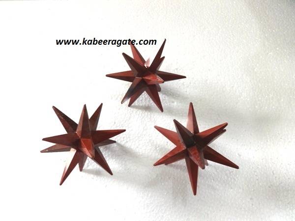 Red Japser 12 Point Healing Star