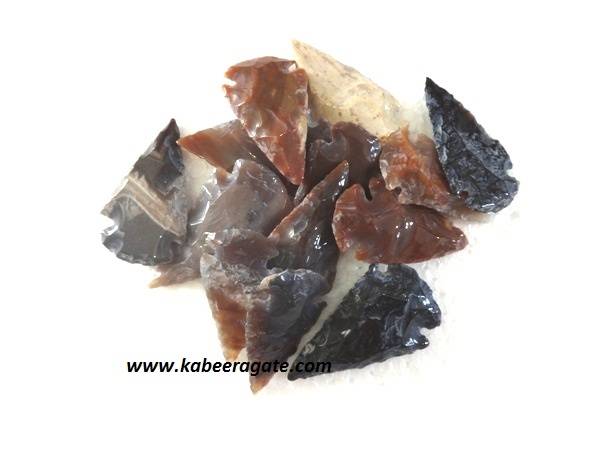 1.5 inch Agate Polished Arrowheads