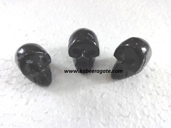 Snowflake Obsidian Skulls
