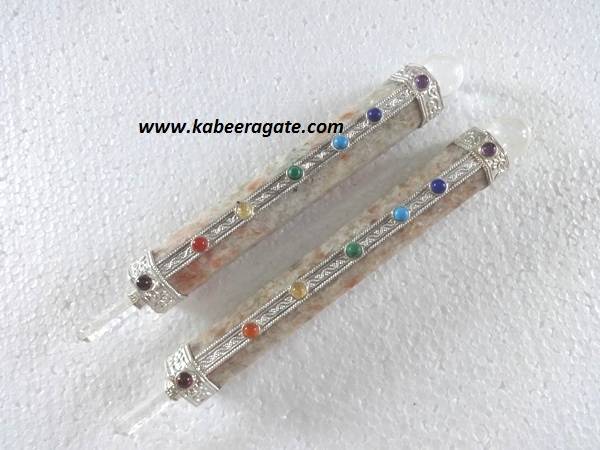 7 Chakra Sunstone Healing stick