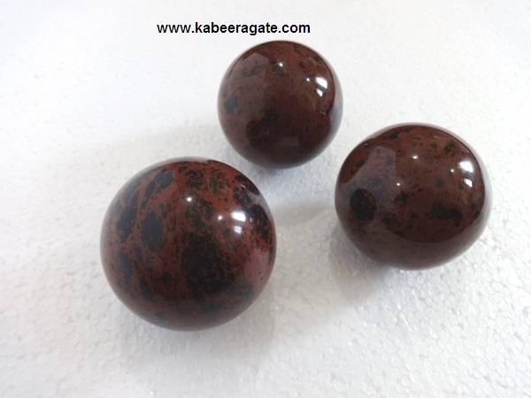 Mahogany Obsidian Ball