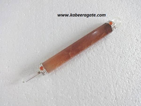 Orange Aventurine Plain Healing Stick