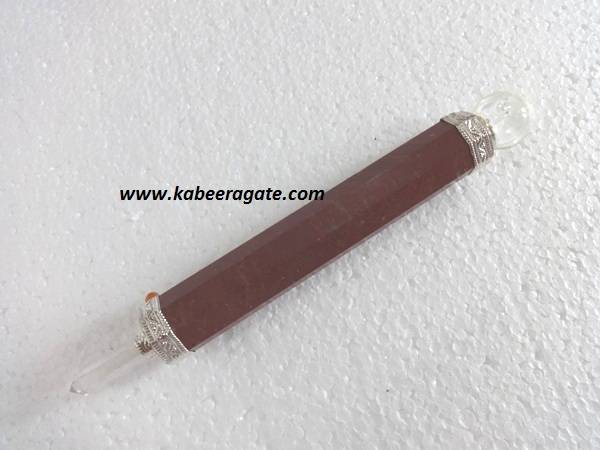 Red Jasper Plain Healing Stick